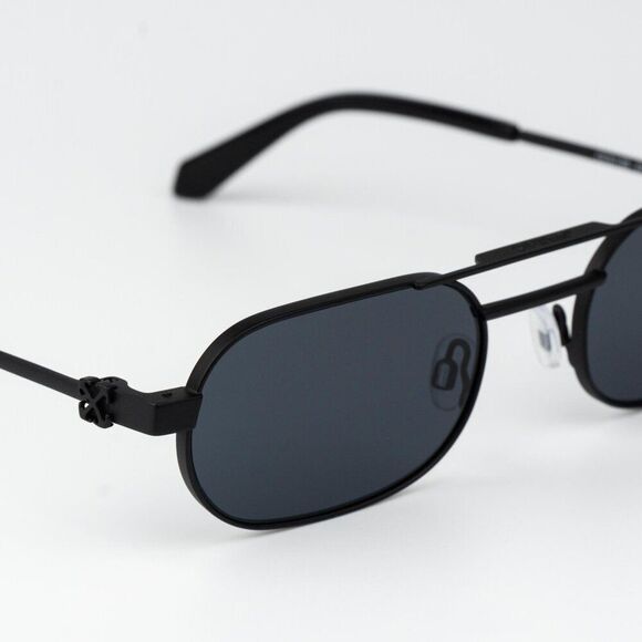 Off-White VAIDEN Women Sunglasses Black Grey Oval OERI123 VAIDEN 1007 main image 16
